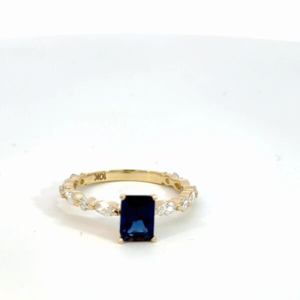Lab Grown Blue Sapphire